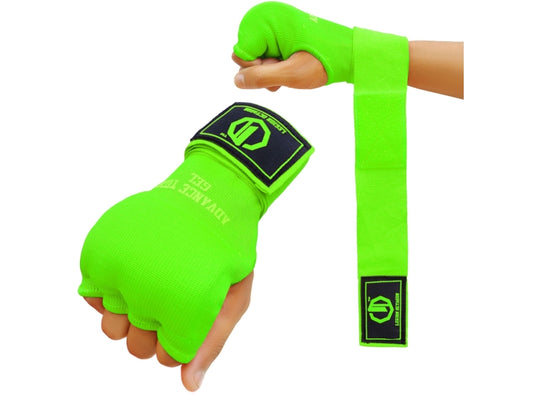 Vendas de Boxeo con Gel - Verde Loro