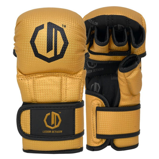 Guantes MMA Sparring Kevlar - Dorados