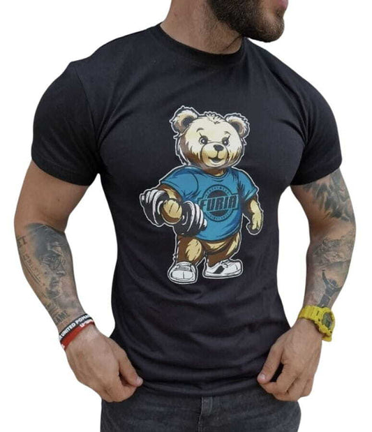 Camiseta Teddy Bear - Negra