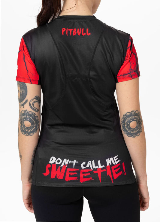 Camiseta Técnica Mesh Sweetie Chu - Negra