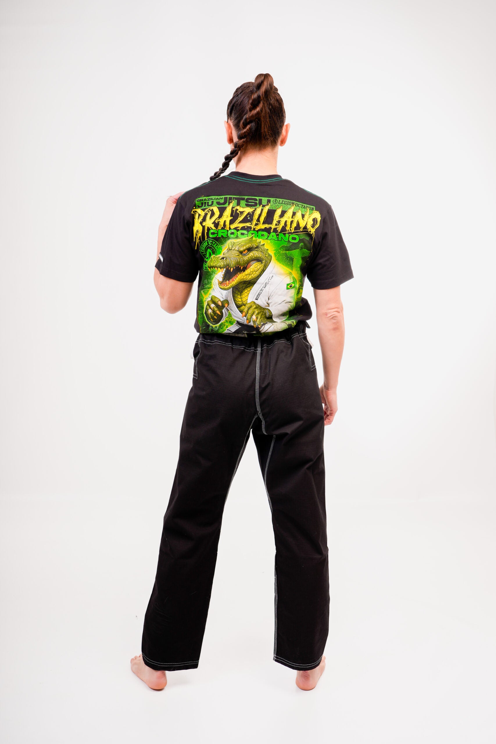 Camiseta Brainrot Braziliano Crocodano