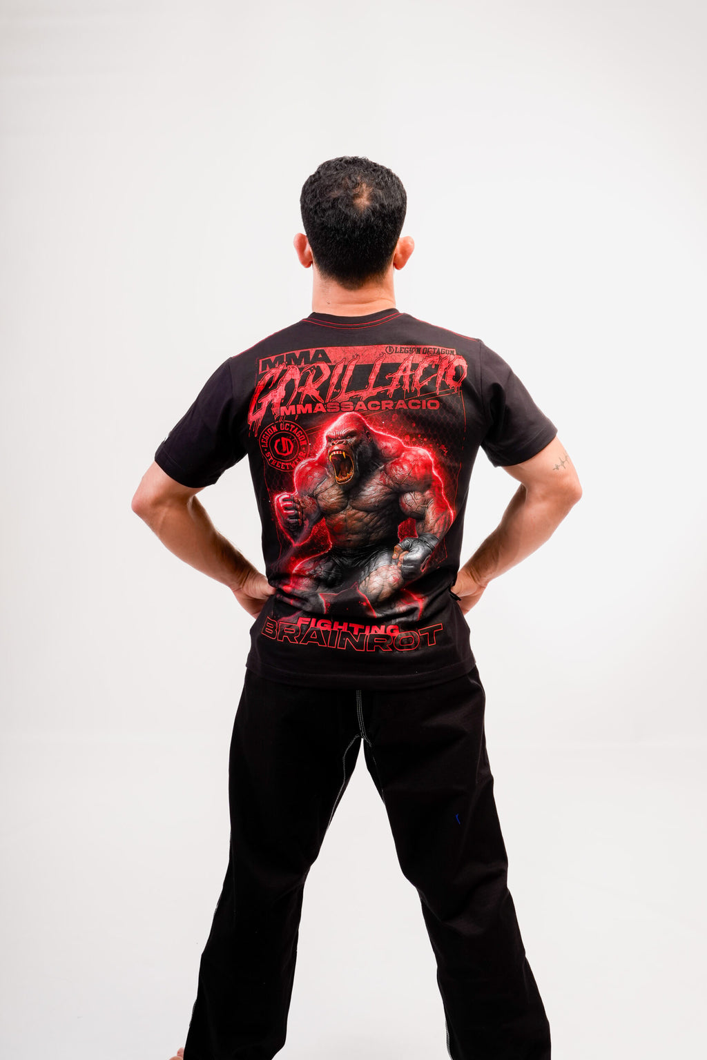 Camiseta Brainrot Gorillacio MMAssacracio