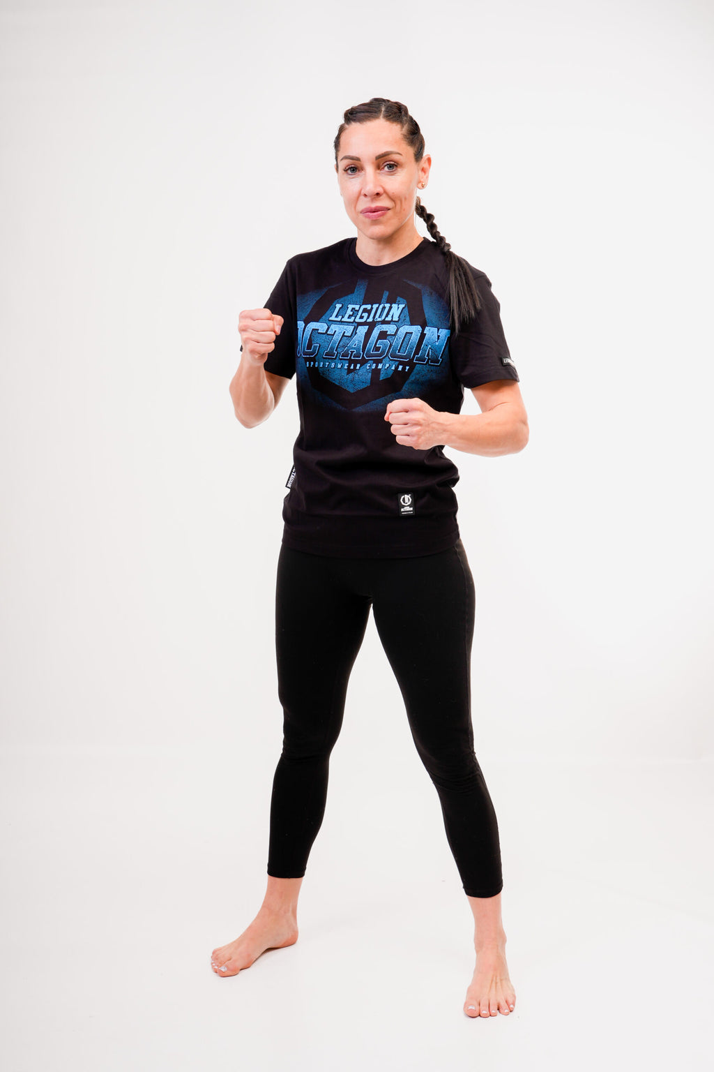 Camiseta Conquest - Negra/Azul