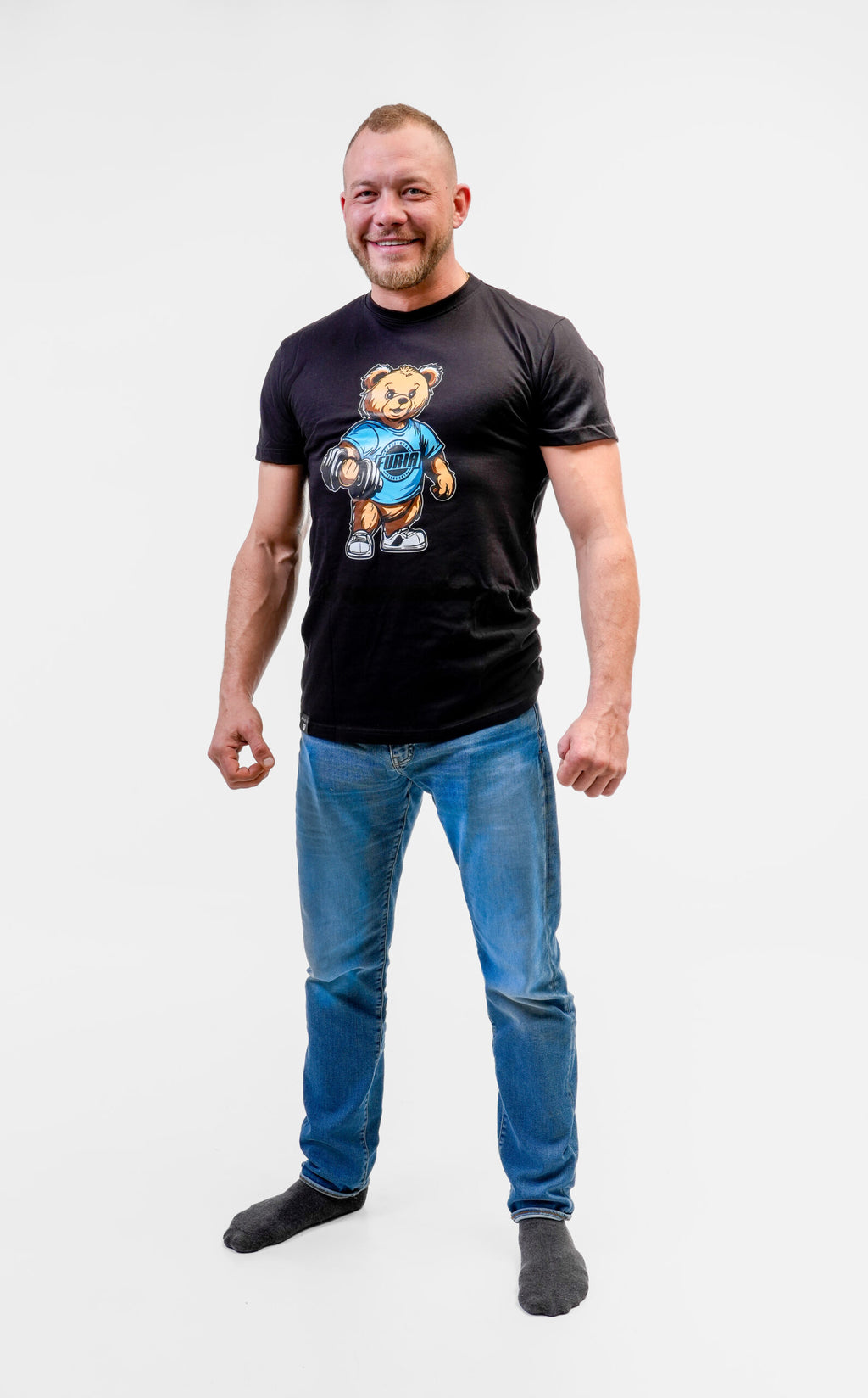 Camiseta Teddy Bear - Negra