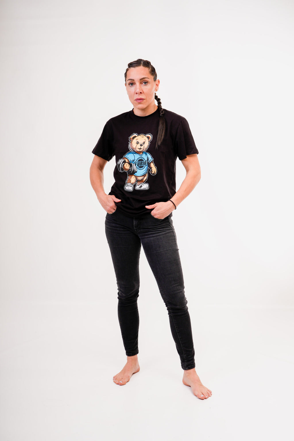 Camiseta Teddy Bear - Negra