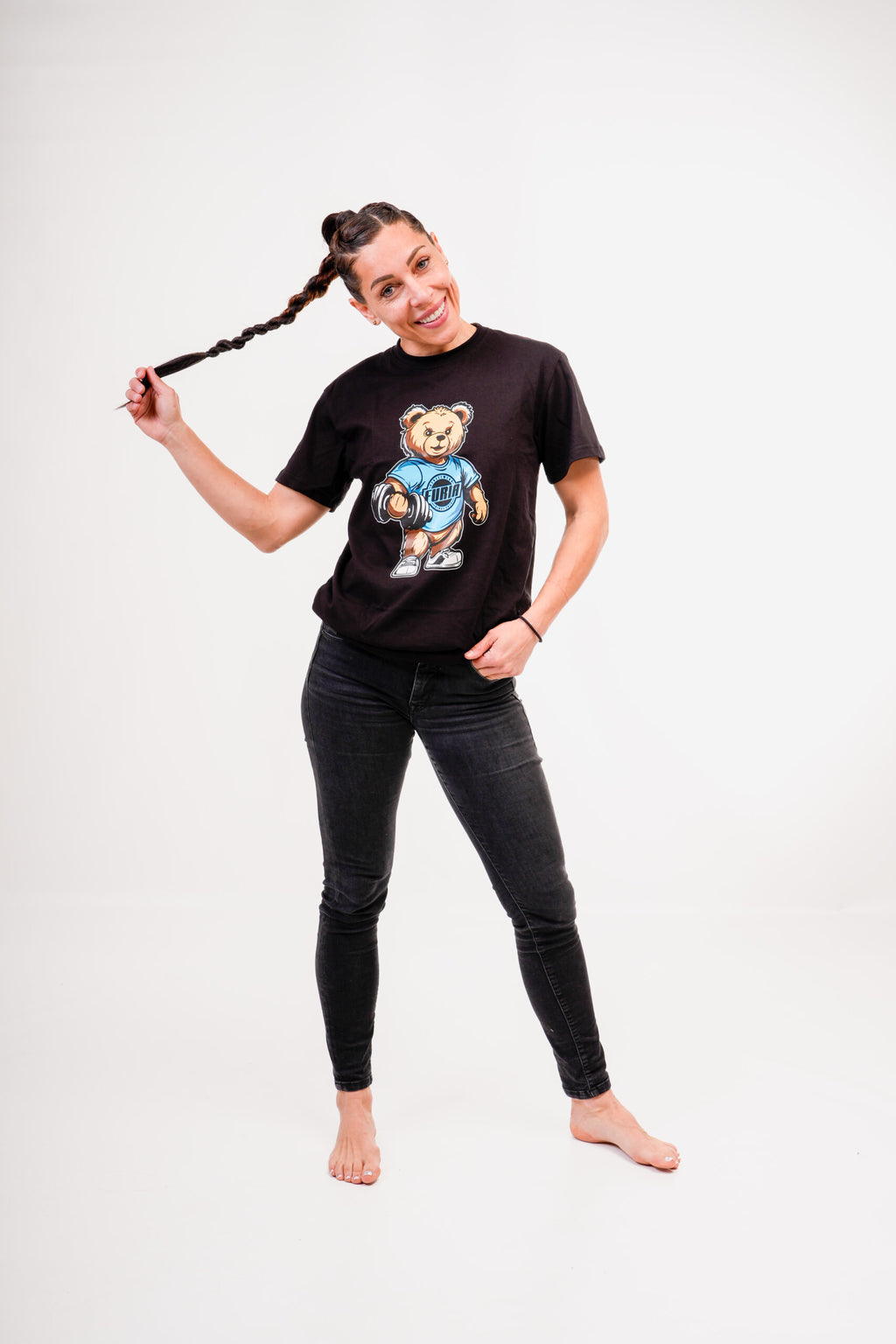 Camiseta Teddy Bear - Negra