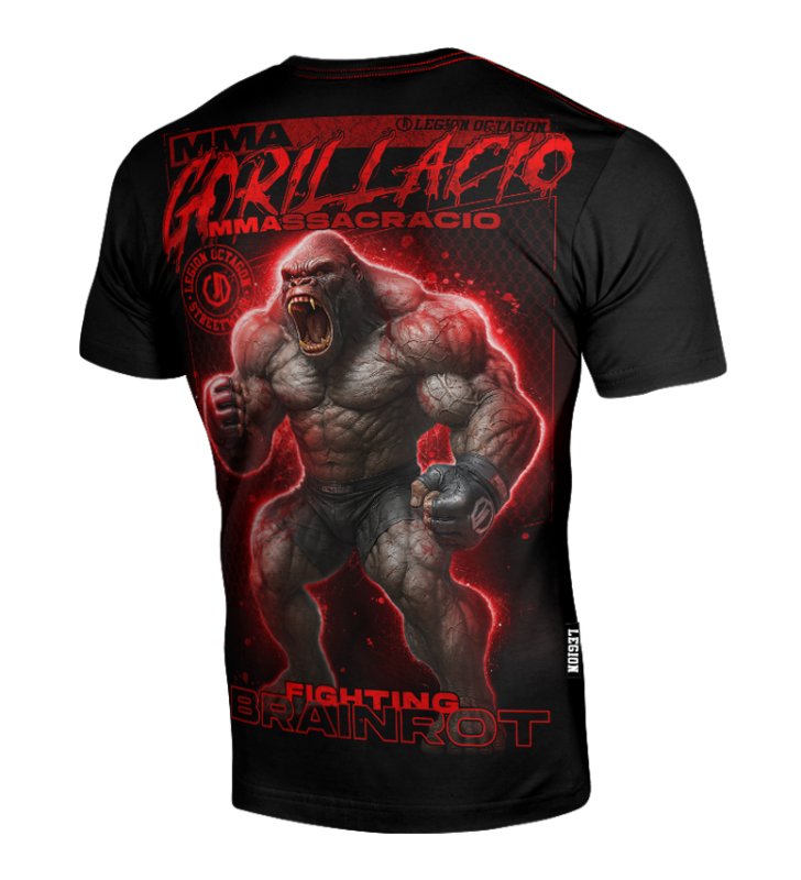 Camiseta Brainrot Gorillacio MMAssacracio