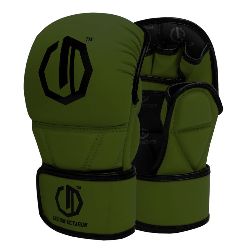 Guantes MMA Sparring Enforcer - Verde Militar