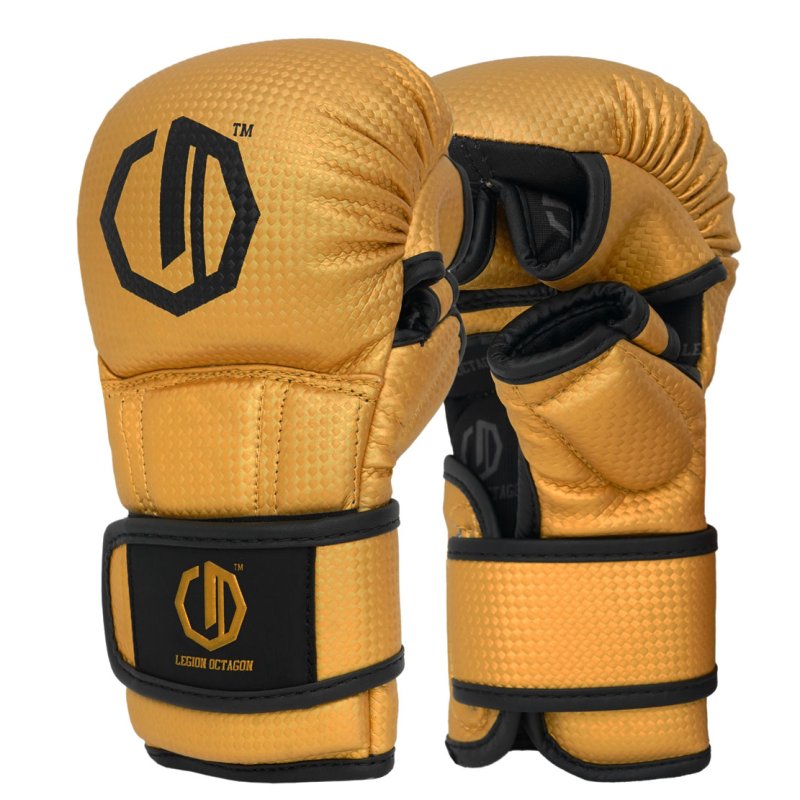 Guantes MMA Sparring Kevlar - Dorados