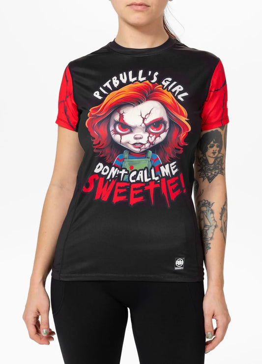 Camiseta Técnica Mesh Sweetie Chu - Negra