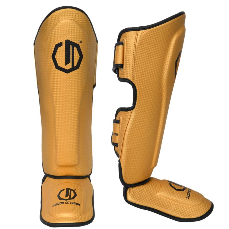Espinilleras Kevlar - Doradas
