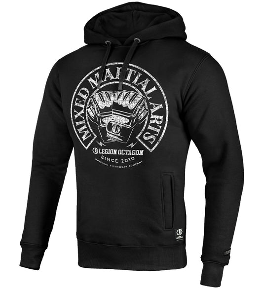 Sudadera con Capucha MMA - Negra