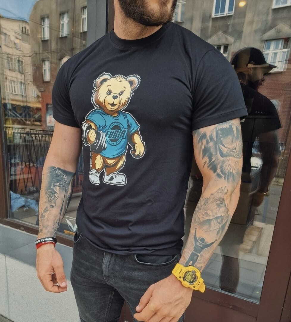 Camiseta Teddy Bear - Negra