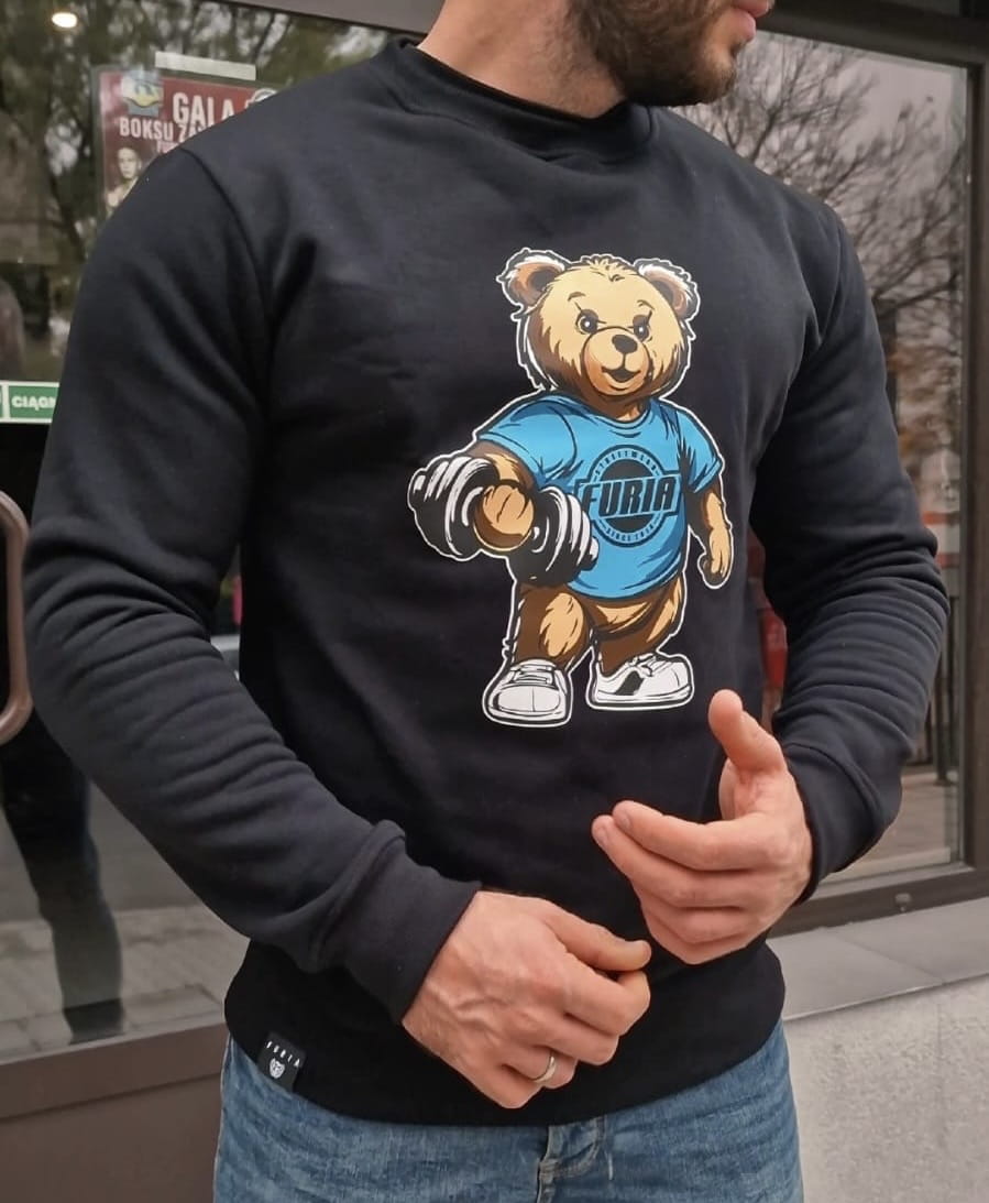 Sudadera Teddy Bear - Negra