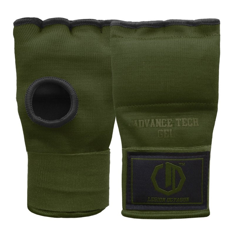 Vendas de Boxeo con Gel - Verde Militar