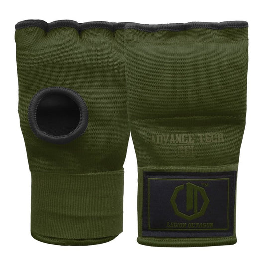 Vendas de Boxeo con Gel - Verde Militar