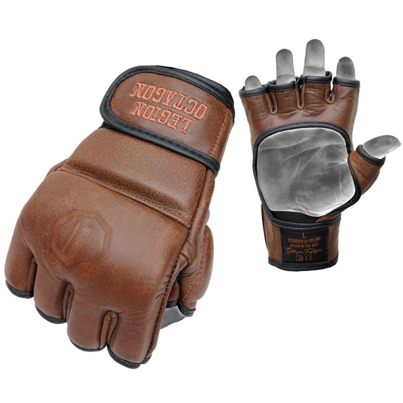 Guantes MMA Competición Pro Oldschool - Marrón