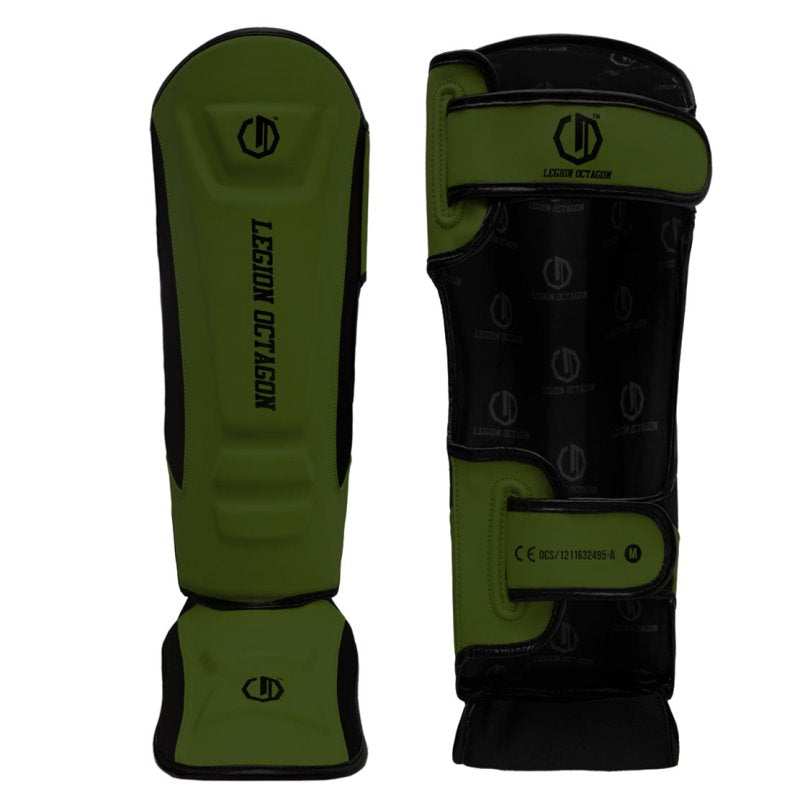 Espinilleras Enforcer - Verde Militar