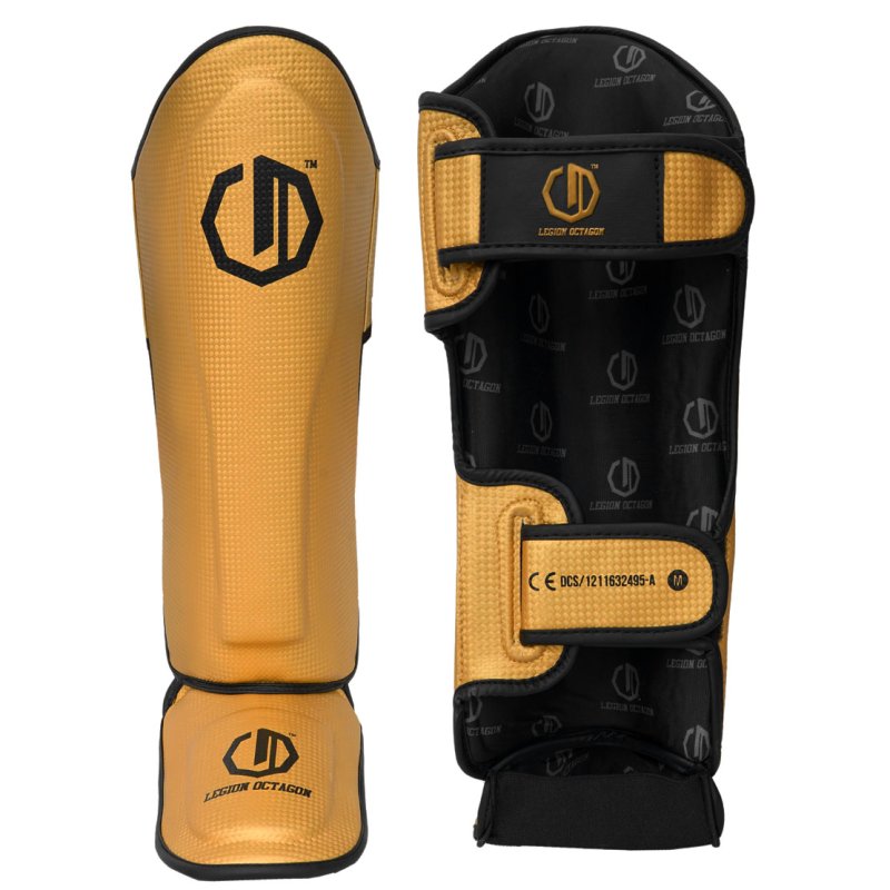 Espinilleras Kevlar - Doradas