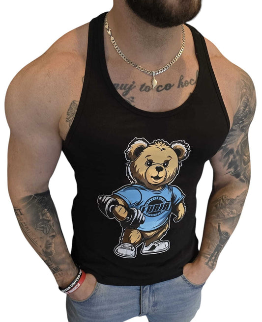 Camiseta Tirantes Teddy Bear - Negra