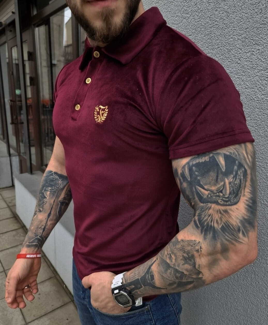 Polo Terciopelo - Burdeos