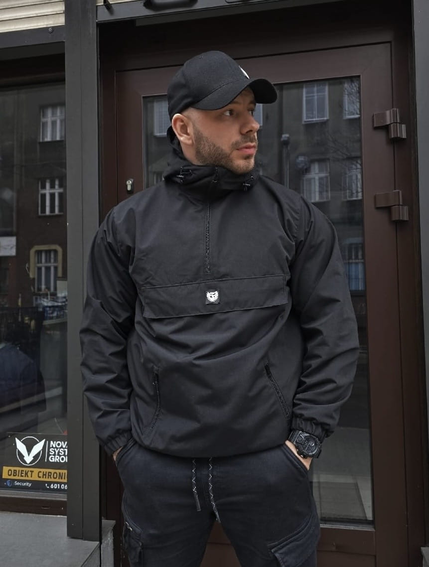 Anorak Canguro - Negro