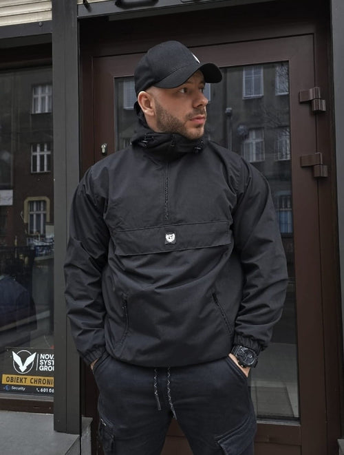 Anorak Canguro - Negro