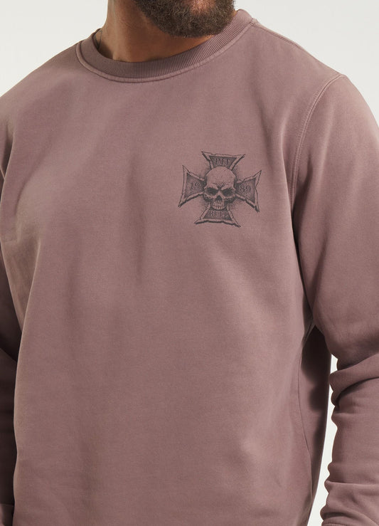 Sudadera Bite Me - Burdeos Lavado
