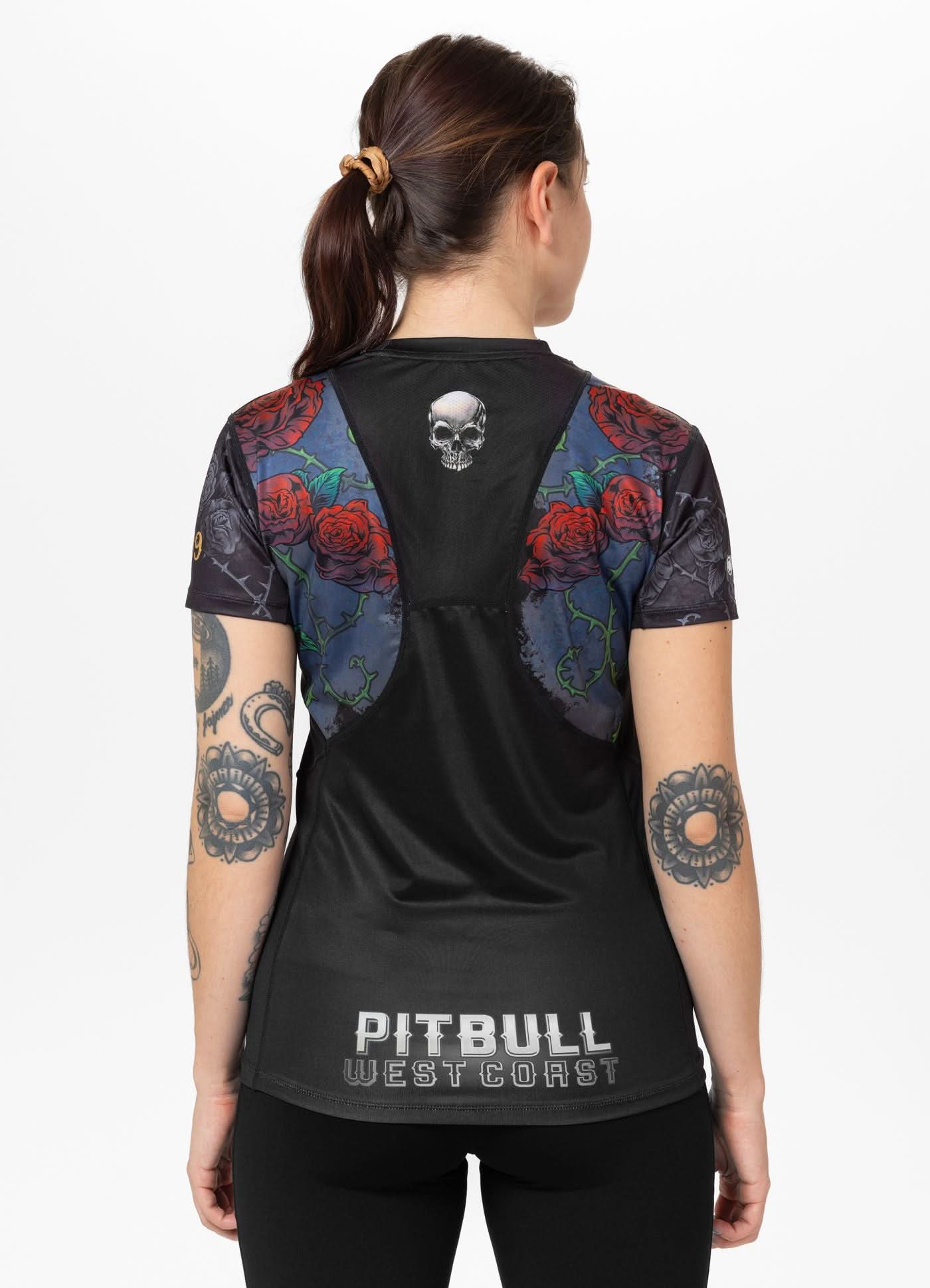 Camiseta Técnica Mesh Santa Muerte Skull - Negra