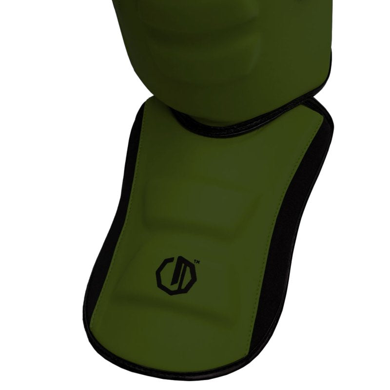 Espinilleras Enforcer - Verde Militar