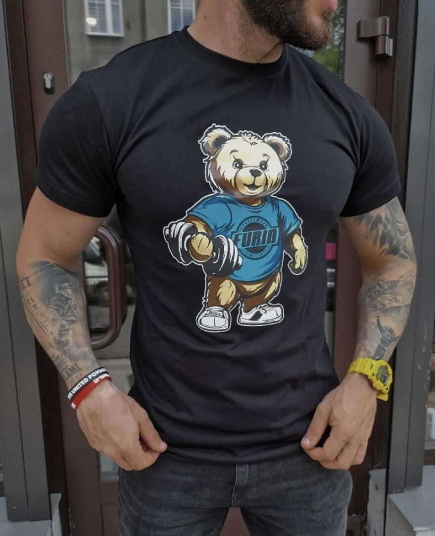 Camiseta Teddy Bear - Negra