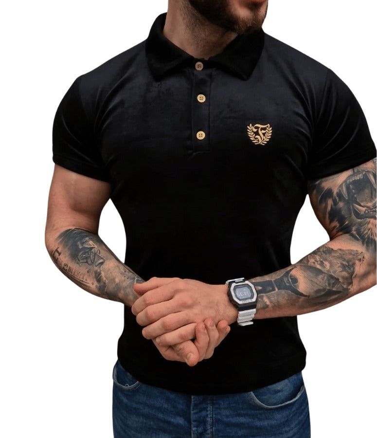 Polo Terciopelo - Negro