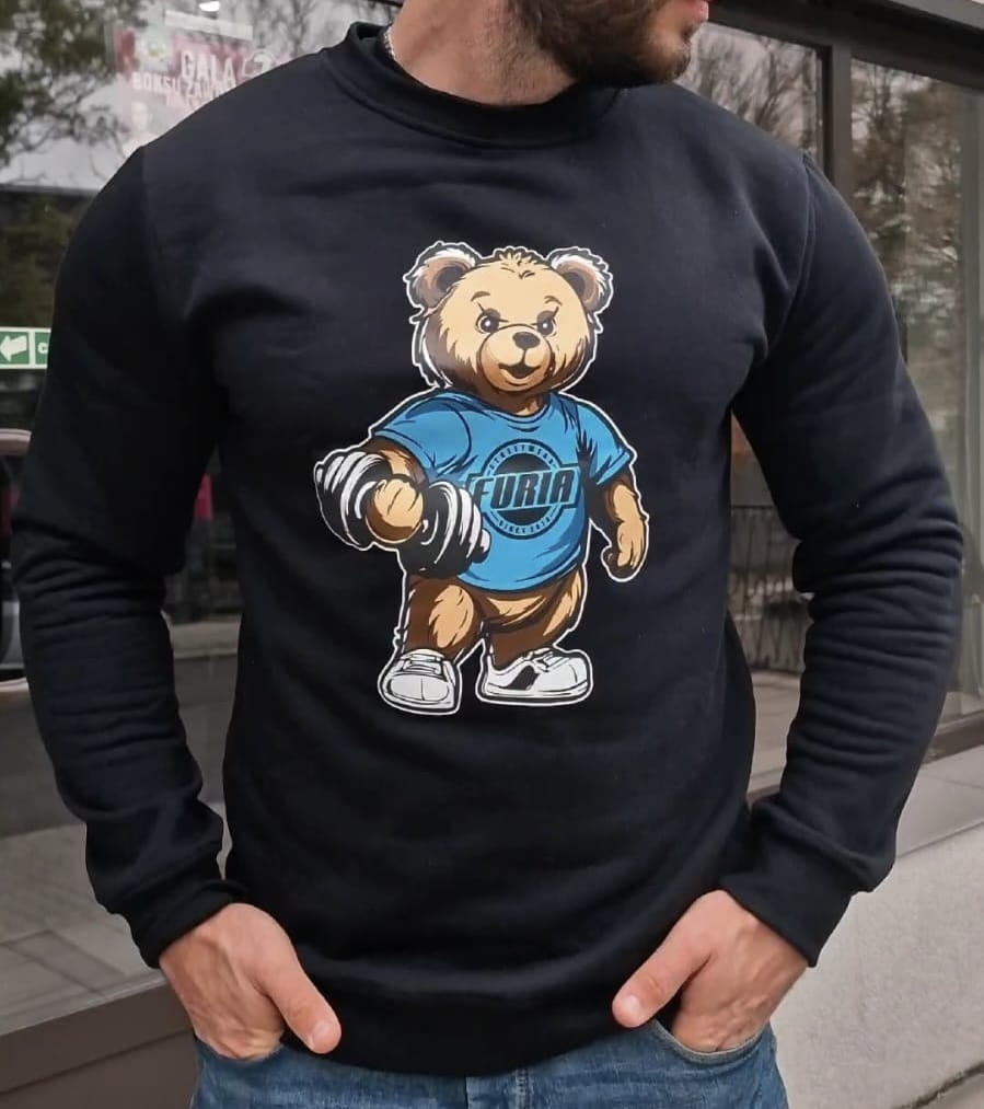 Sudadera Teddy Bear - Negra