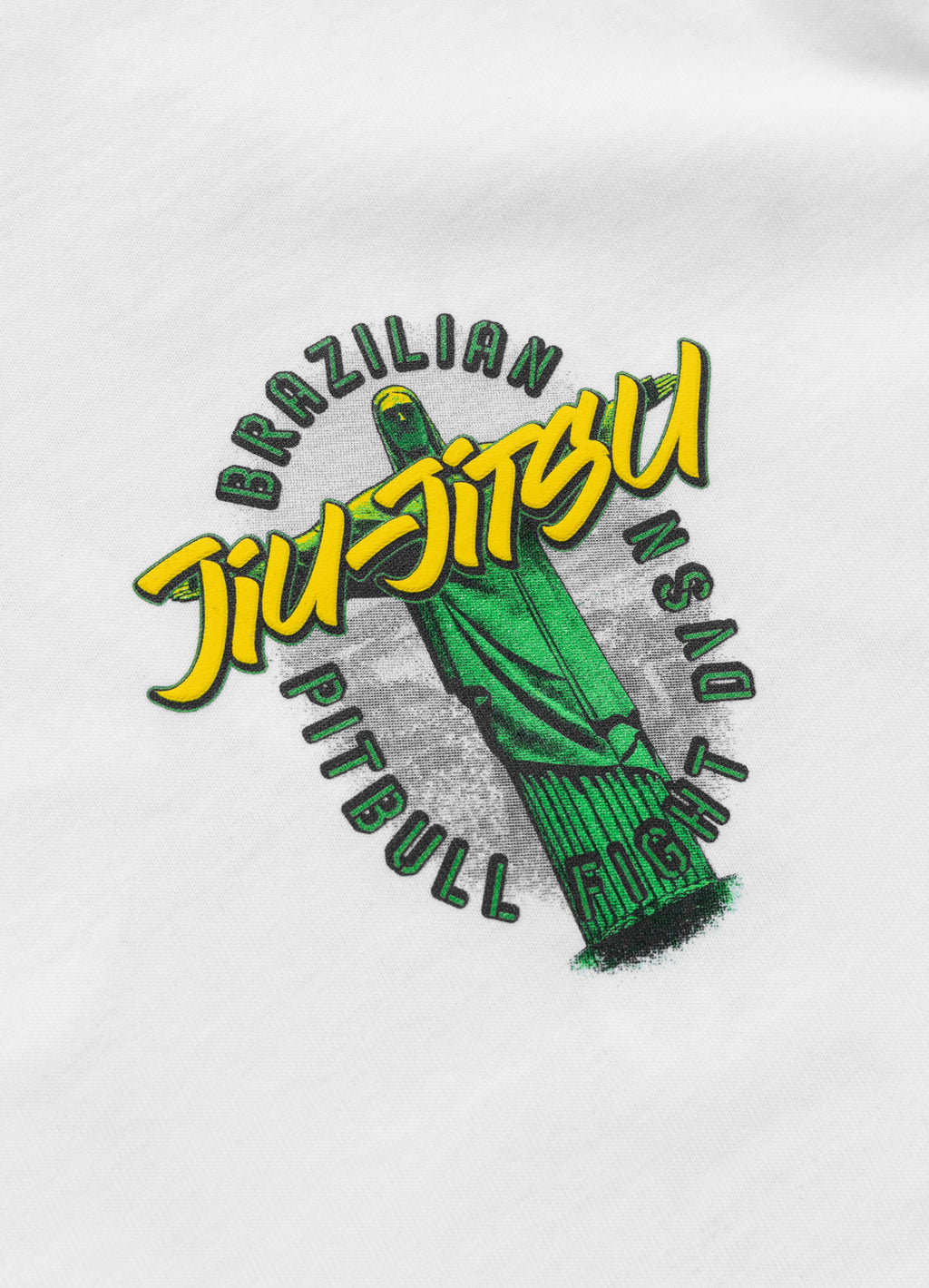 Camiseta BJJ Fight Division - Blanca