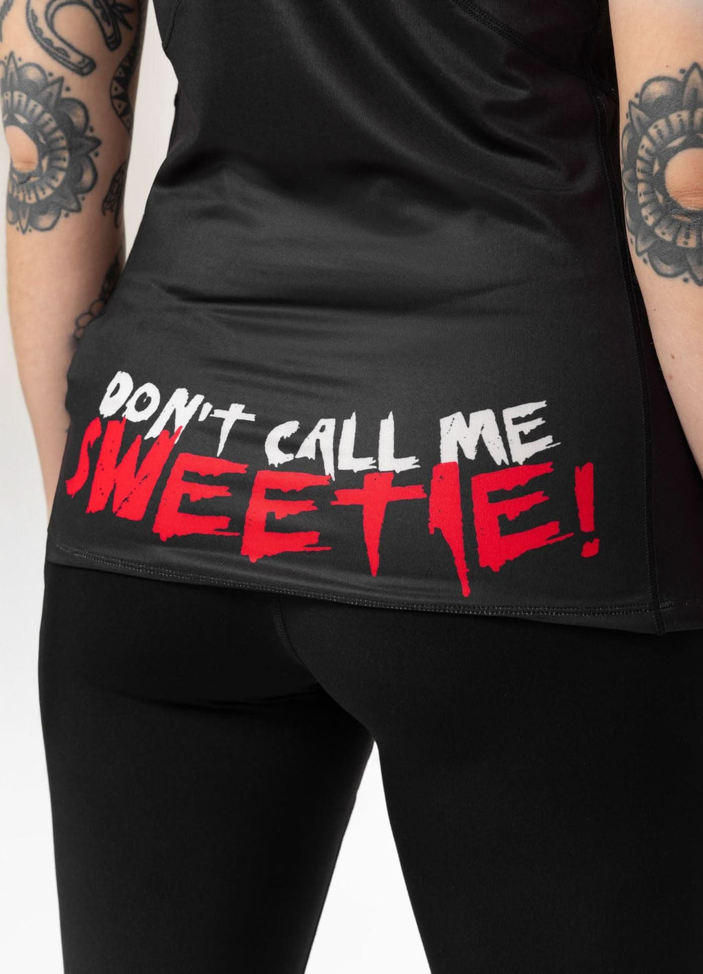 Camiseta Técnica Mesh Sweetie Chu - Negra