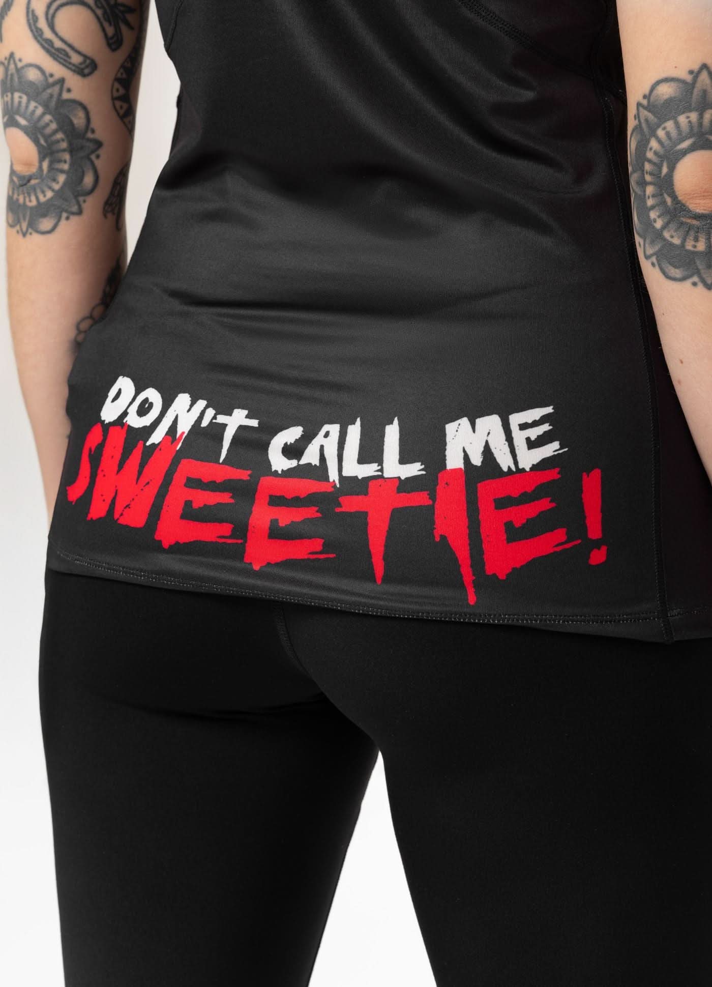 Camiseta Técnica Mesh Sweetie Chu - Negra