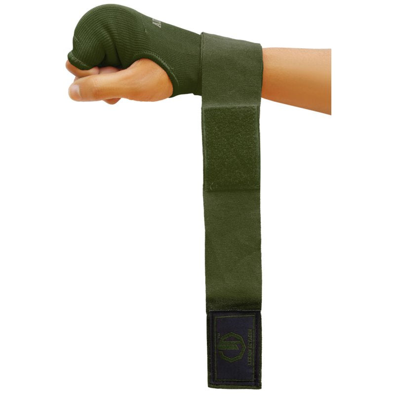 Vendas de Boxeo con Gel - Verde Militar