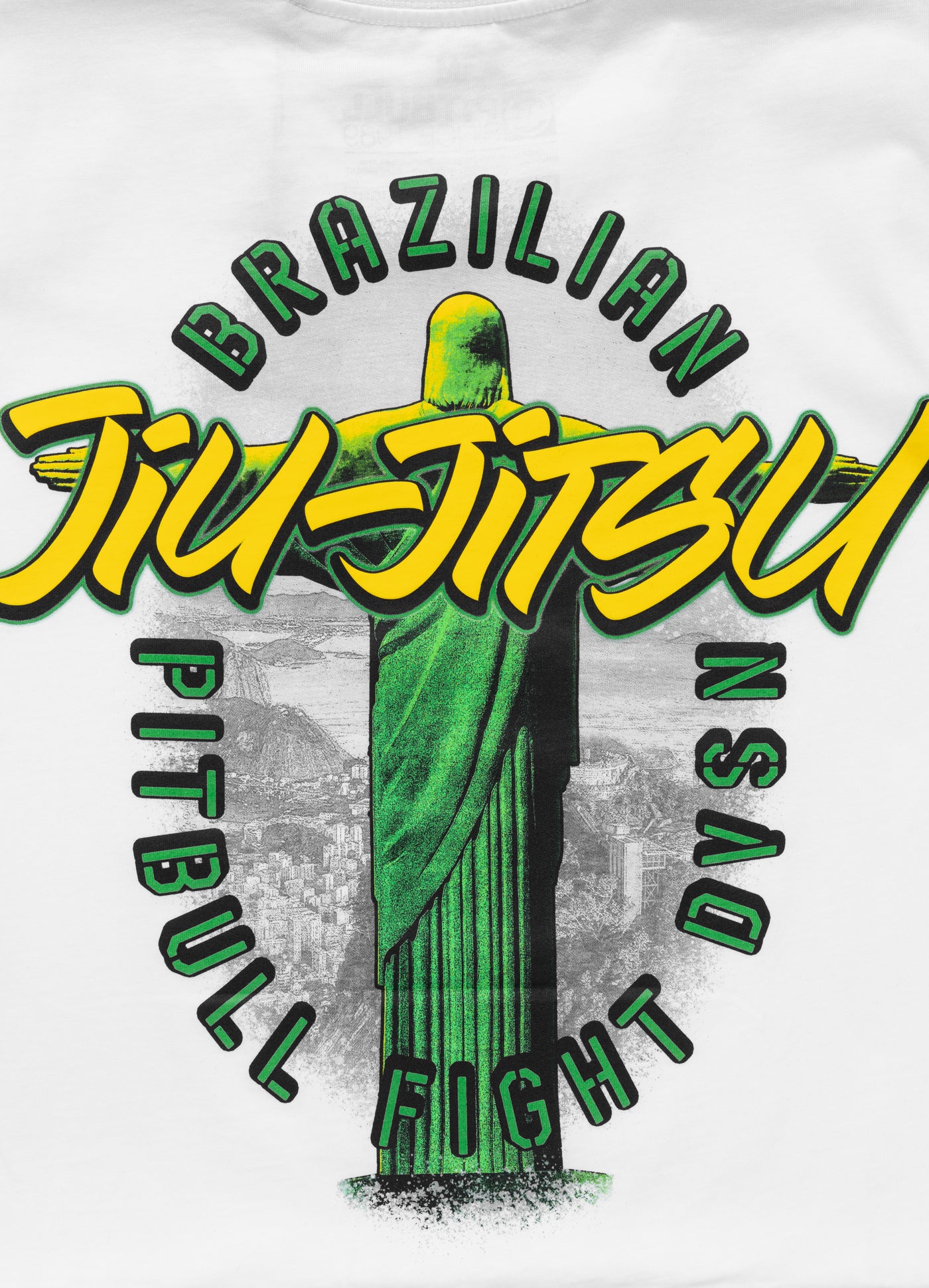 Camiseta BJJ Fight Division - Blanca