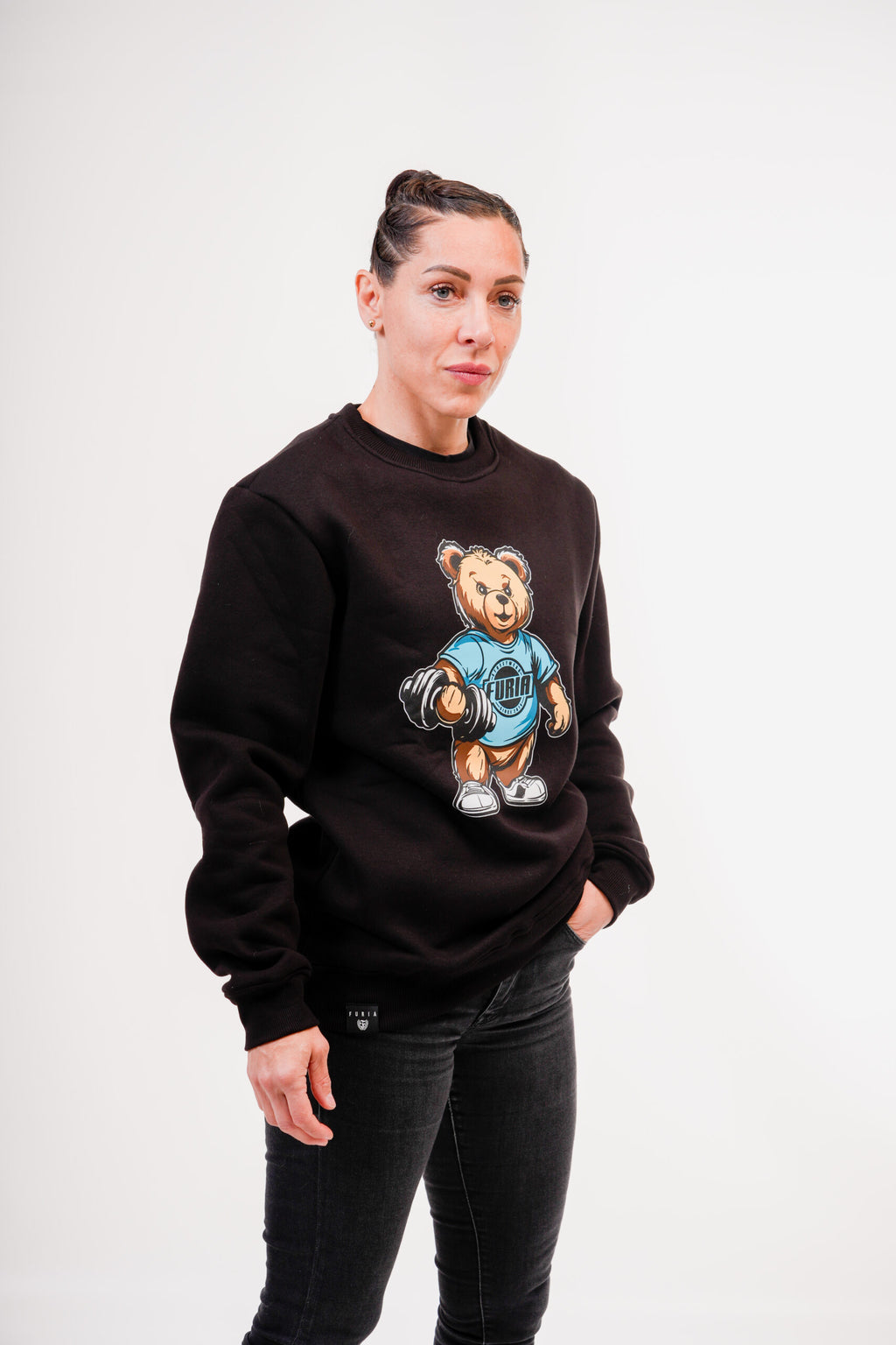 Sudadera Teddy Bear - Negra