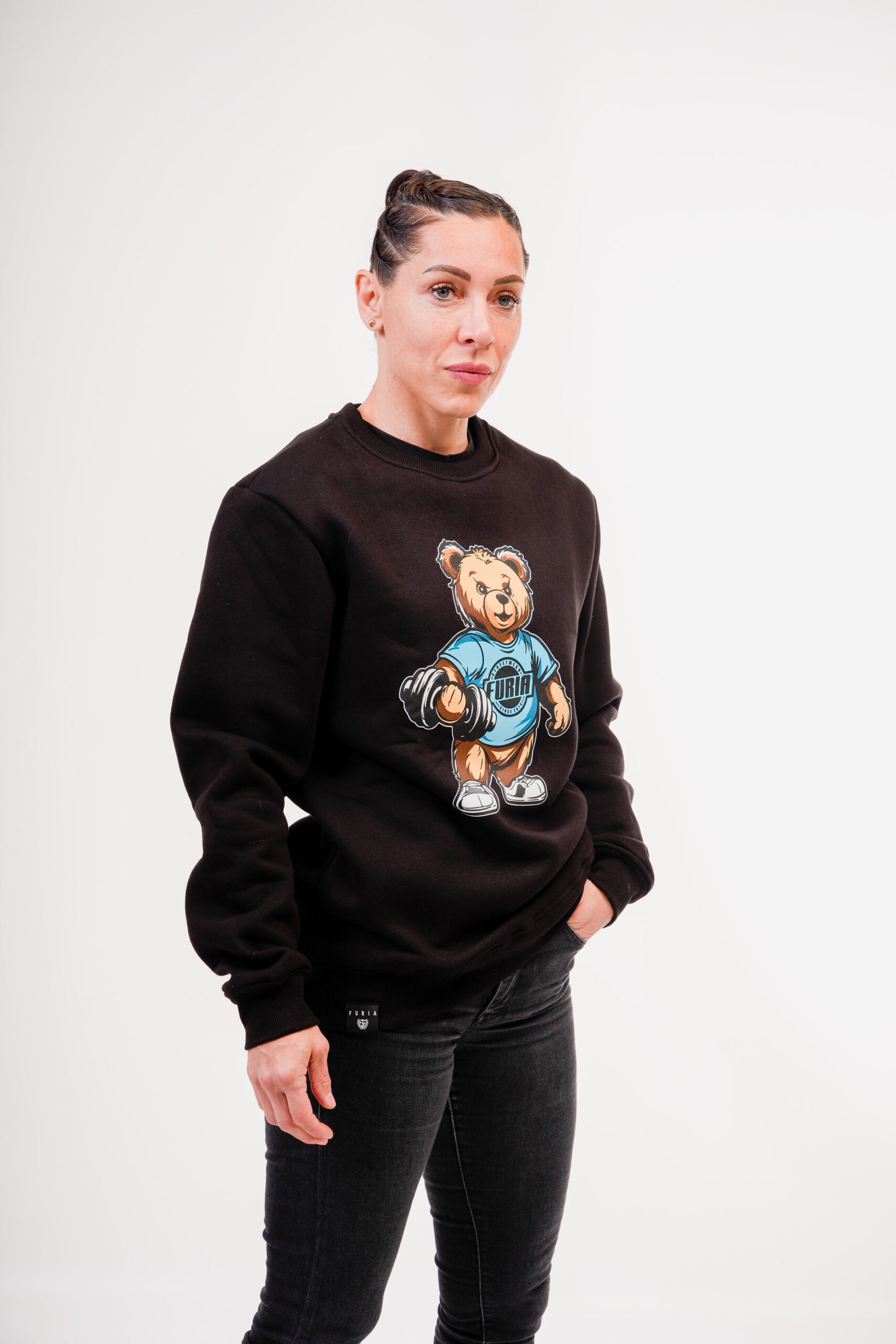 Sudadera Teddy Bear - Negra