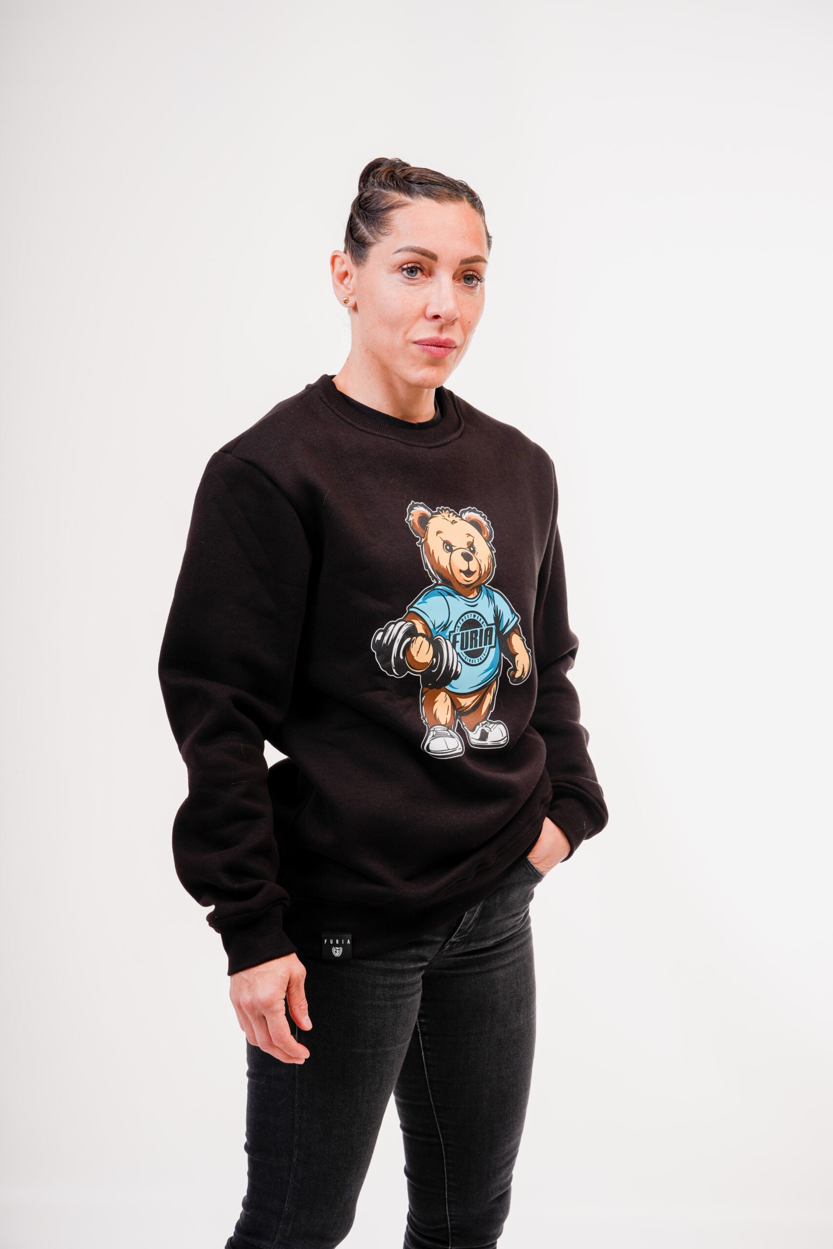 Sudadera Teddy Bear - Negra