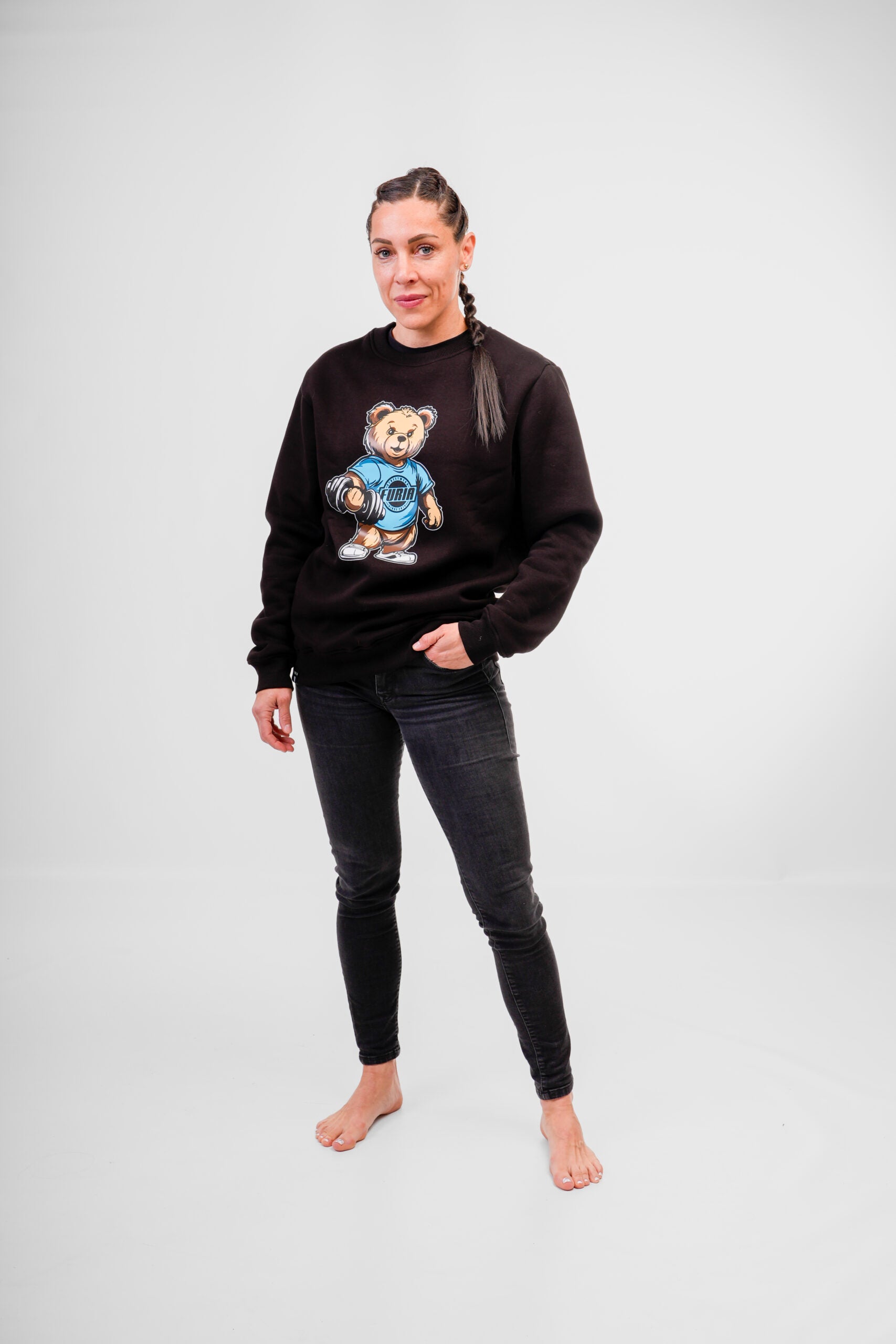 Sudadera Teddy Bear - Negra