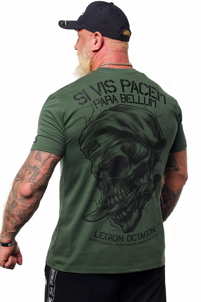 Camiseta Si Vis Pacem Caqui