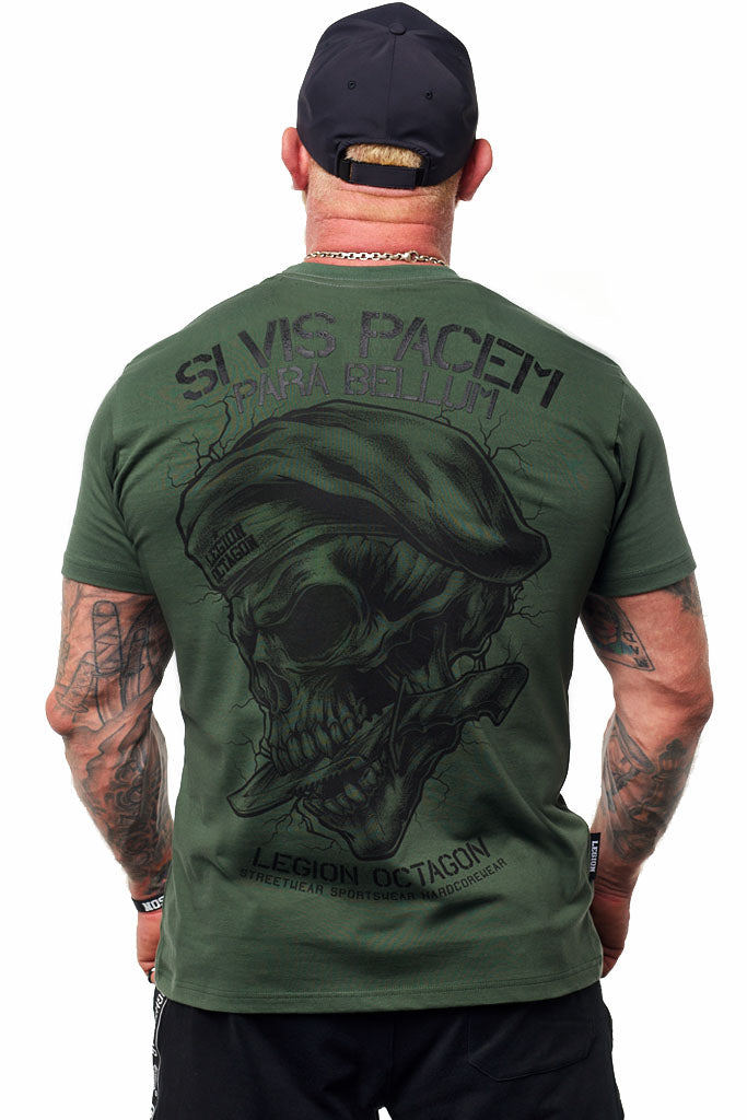 Camiseta Si Vis Pacem Caqui